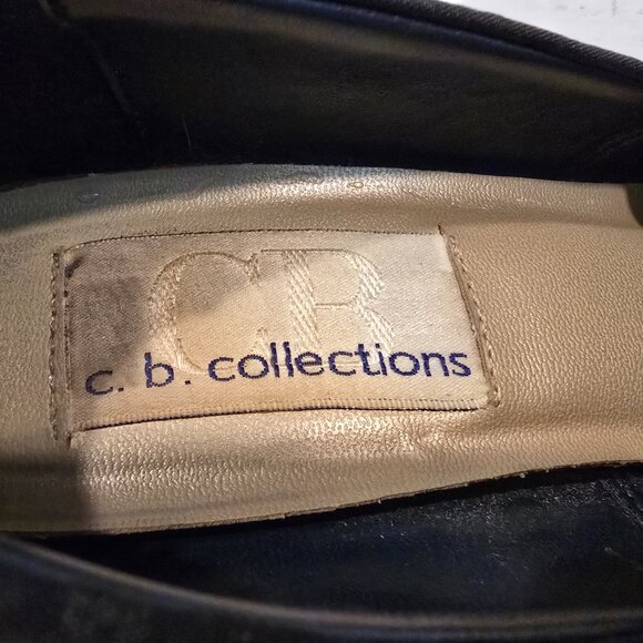 Women's Black Slip-on Dress Shoe CB Collections Emily size 8 1.5" heel - Picture 6 of 12